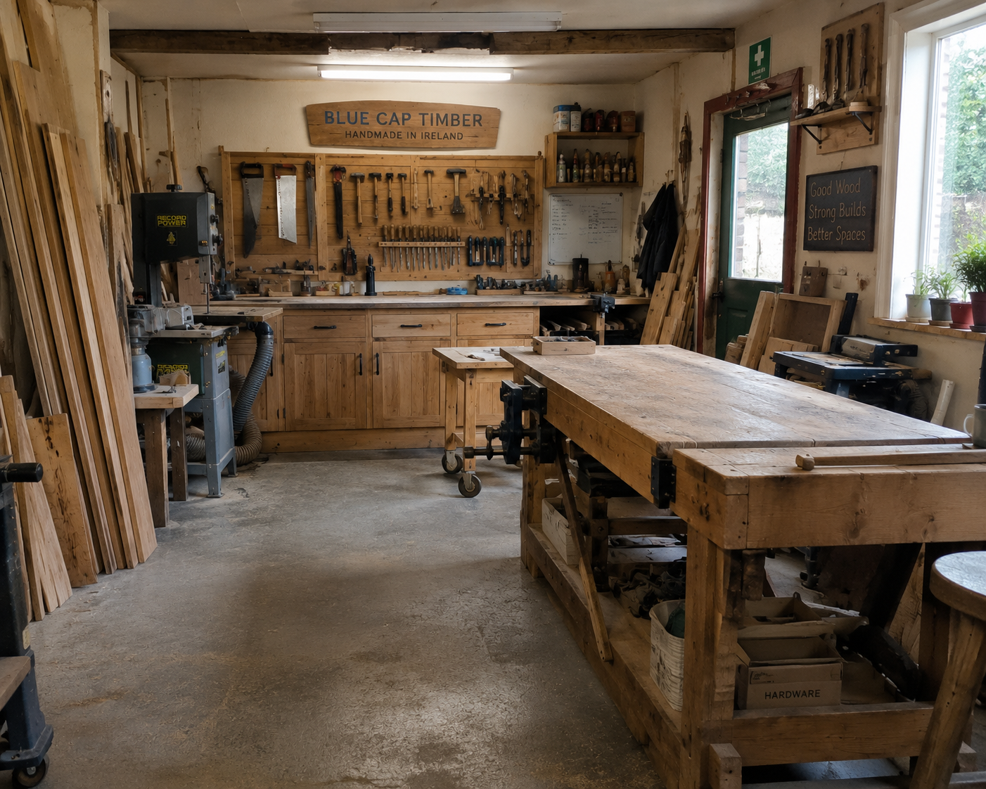 Blue Cap Timber workshop